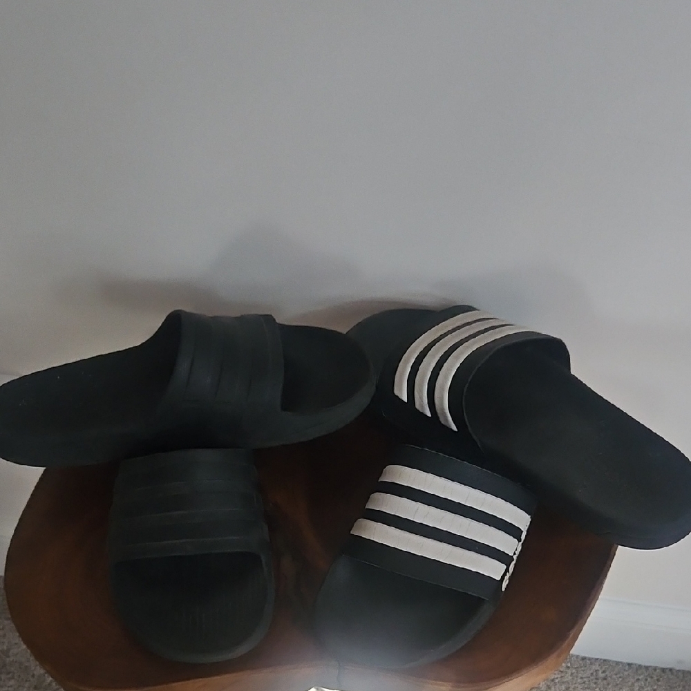 Men's Black Slide Sandals